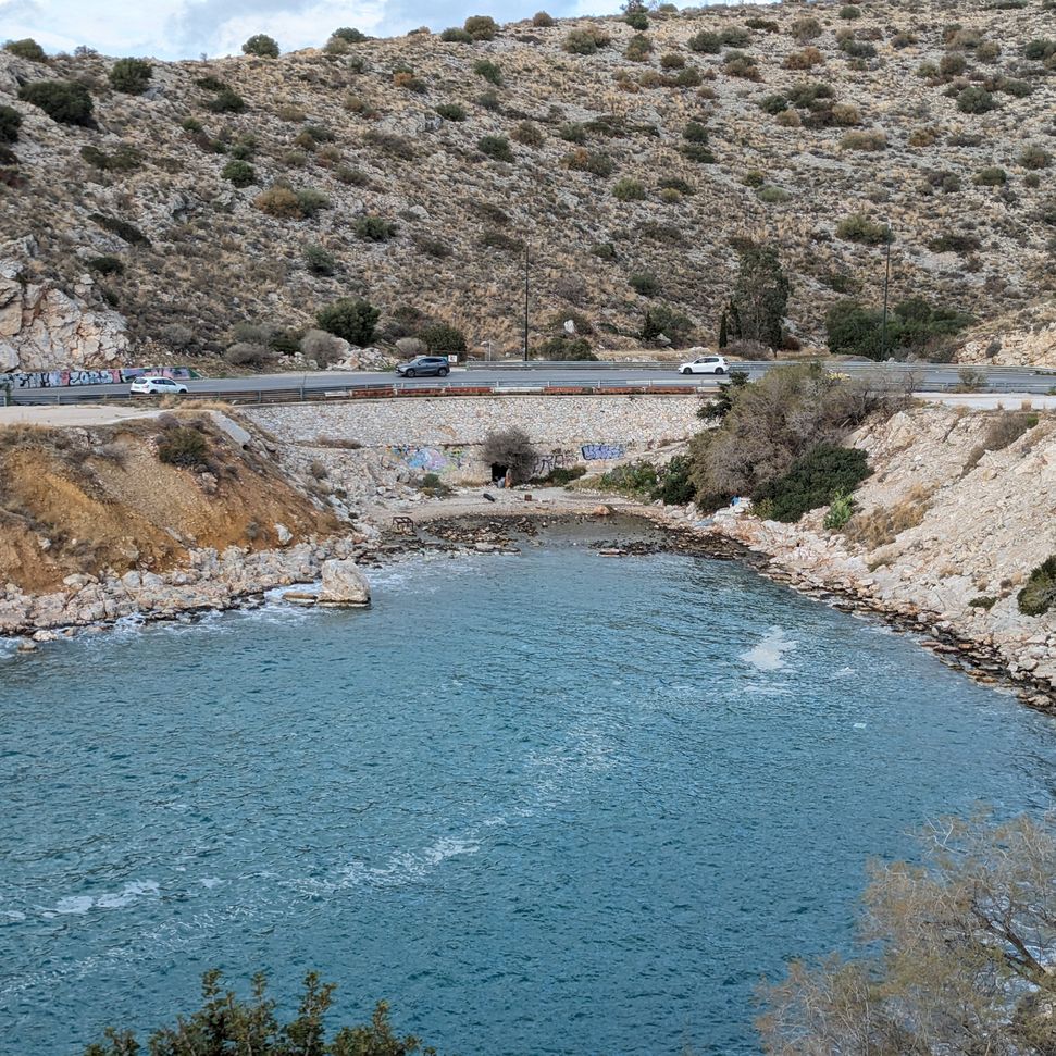 View of Posidonos Bay