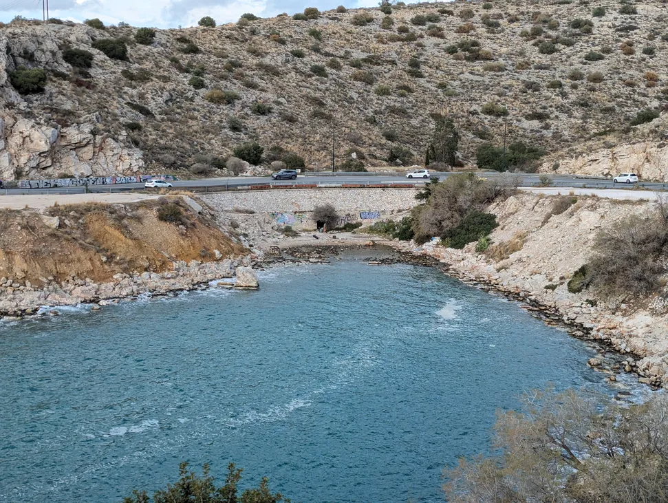 View of Posidonos Bay